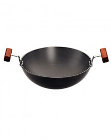 Hawkins Futura Deep Fry Pan L47 With Lid 5L & 2 short Handles(Flat Bottom)