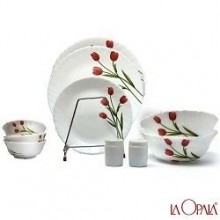 LaOpala Dinner Set 23 pcs Design - RADIANT CURVES 