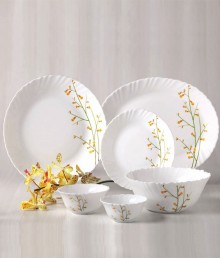 LaOpala Diva Citron Weave Dinner Set 33 Pcs