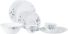 La Opala Diva Laopala Diva Mystrio Black 19 Pcs Dinner Set 