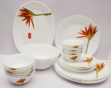 LaOpala Flaming Grace Pack of 27 Dinner Set