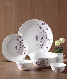 LaOpala Diva Dazzle Purple Dinner Set 27 Pcs