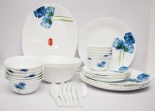  Laopala Diva Dinner Set 33 Pcs Blue Popples