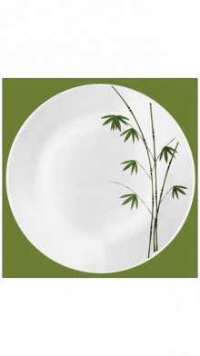 LaOpala Ivory Green Foliage Dinner Set-27 Pcs