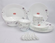 LaOpala Purple haze Pack of 33 Dinner Set