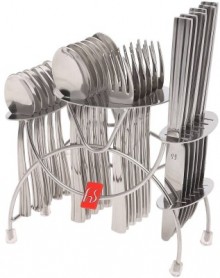   Montavo FNS Venice Stainless Steel Cutlery Set (Pack of 24) 