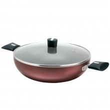 Nirlep Induction Compatible Kadhai With Lid, IJSK24WL, 240