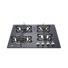 Jyoti Oxy 604 Glass  European Burner Hobs Black