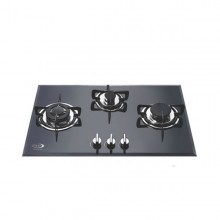 Jyoti Oxy 733 Glass  European Burner Hobs Black