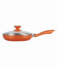 Prestige Creme Ceramic Fry Pan 200mm With Glass Lid