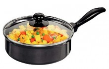 Hawkins Futura Curry Pan Q62 2L With Glass Lid(Saute Pan)