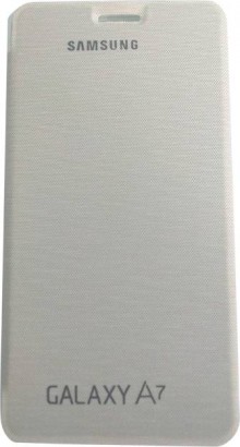 Samsung Galaxy A7 Flip Cover (White)