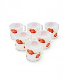  Laopala Cup Coffee Loops Red 6 Pcs set