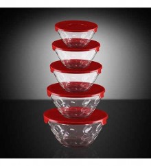 Roxx Dotty Bowl Red Set 5 Pcs