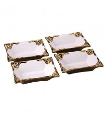 Roxx Quadro Porcelain Bowl - Set of 4