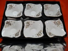 Hi Luxe Neptune Ic Cream 6 Pc Bowl Set