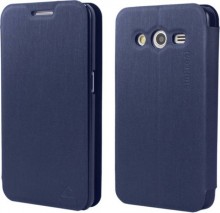 Samsung Galaxy Core 2 SM G355H Stuff Cool Flip Cover for (Black)