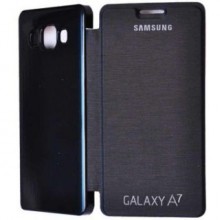 Samsung Galaxy A7 Flip Cover (Black)