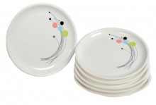 Signoraware Microwavable Designer Half Plate Round (Set Of 6) - P6217