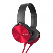 Sony MDR-XB450AP On-Ear Extra Bass(XB) Headphones with Mic (Red) 