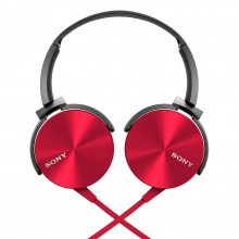 Sony MDR-XB450AP On-Ear Extra Bass(XB) Headphones with Mic (Red) 