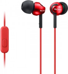 Sony MDREX110APRQE Wired Headset(Red)