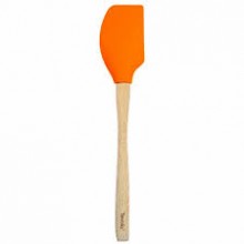 SILICON SPATULA WITH HANDLE (color may vary)