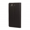 Sony Xperia Z3 Compact  Stuffcool Cuir Flip Folder Case Cover  - Black