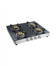 Sunflame 4B  Crystal Toughened Glass Cooktop