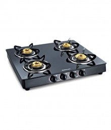 Sunflame 4B-SS Crystal Toughened Glass Cooktop