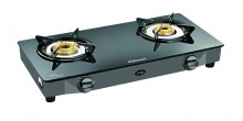 Sunflame Pride Gas Stove  Glass Top SS 2 burner