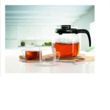 Borosil Classic Tea Set of 6 with Lid