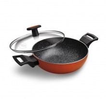 Treo Kadhai With Glass Lid 24 CM