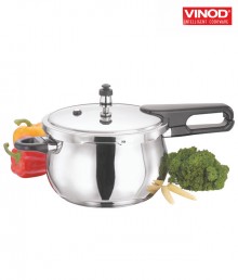Vinod 3.5 Ltr Splendid Plus Pressure Cooker With Lid (Special HANDI Shape)