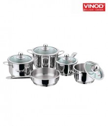Vinod Multipot Idly And Dhokla Maker Small (3 Idly Plates And 3 Dhokla Plates)