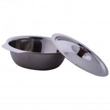 Vinod Royal Veg Steel Serving Dish Small 700 ml